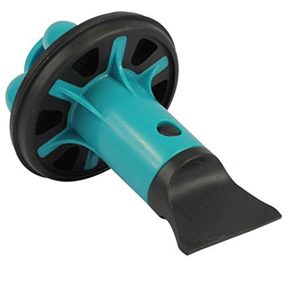 Danco 10838A Disposal Genie II Garbage Disposal Strainer and Stopper, Kitchen Sink Garbage Disposer Splash Guard with Food Scraper, Green, 1-Pack - color: Green