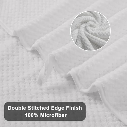 Extra Large Bath Towels Set 35x70 Inches - White Luxury 600 GSM Oversized Bath Sheet Towel,Ultra Soft Microfiber - Quick Dry,Highly Absorbent Shower Towels Spa Hotel Bathroom Towel Set (4-Pack) - color: White Set, size: 4-Piece Set