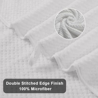 Extra Large Bath Towels Set 35x70 Inches - White Luxury 600 GSM Oversized Bath Sheet Towel,Ultra Soft Microfiber - Quick Dry,Highly Absorbent Shower Towels Spa Hotel Bathroom Towel Set (4-Pack) - color: White Set, size: 4-Piece Set