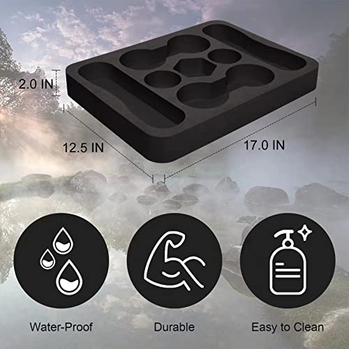 Floating Drink Holder,Refreshment Table Tray for Pool Beach Party or Hot Tub Float Loung-Versatile & Portable Serving Bar