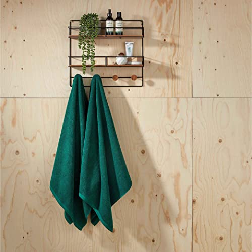 Christy Brixton 6 Piece Towel Set | Emerald Green | 100% Cotton | Ultra Soft | Super Absorbent | 600GSM | 2 Bath Sheets 2 Bath Towels 2 Hand Towels - color: Emerald, size: 2 Hand 2 Bath 2 Bath Sheet Set