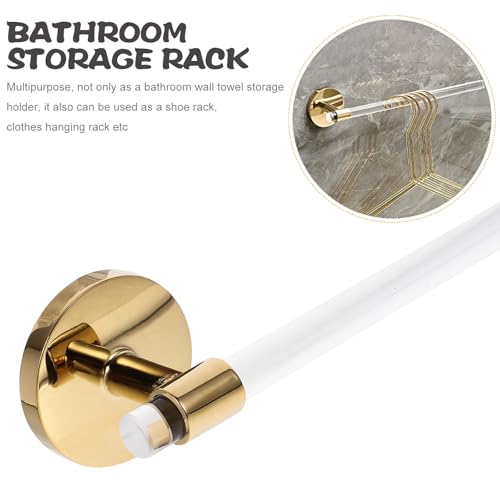 KESYOO Heavy Duty Bathroom Towel Bar Wall Mounted Towel Holder Punch-Free 20-inch with Adhesive for Bathroom Wall Organizer