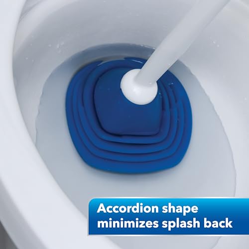 Unger EZ No-Drip Combo Toilet Brush and Plunger Set with Carrying Caddy, Cleaning Tools for Home and Business Bathroom, Discreet Scrubber Accessories Set for Tough Stains and Tight Suction - style: EZ Toilet Brush & Plunger Combo