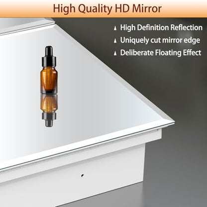 Medicine Cabinet with Mirror, 32x26 Inch Bathroom Mirrored Cabinet with Double Doors, Extra Storage Space, Bevel Mirror Wall Cabinet, Recessed or Surface Mount - style: CS5004A-3226