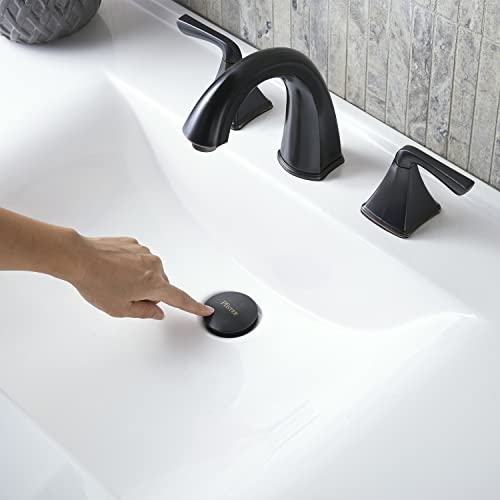 Pfister Selia Bathroom Sink Faucet, 8-Inch Widespread, 2-Handle, 3-Hole, Tuscan Bronze Finish, LF049SLYY