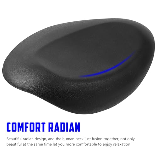 Cabilock Non-Slip Pu Bath Pillow with Strong Suction Cups, Universal Tub Head and Neck Support Cushion for Bathtub Relaxation and Spa Comfort