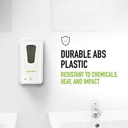 Alpine Automatic Hand Sanitizer Dispenser - Touchless Soap Dispenser for Restaurant, Hospital, School, Hotel, Kitchen and Bathroom -1200mL Foam White - style: Foam