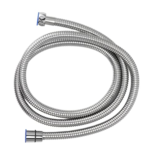 Haofy Shower Hose High Tensile Stainless Steel Easy Install Explosion Proof Heat Shower Hose Extra Long 59 for Shower Room (Electroplating)