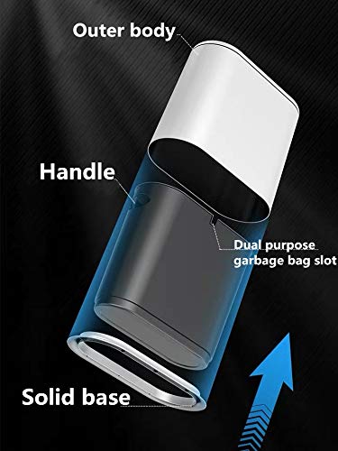 IEEK 12 Liter Rectangular Plastic Trash Can with Press Top Lid,White Modern Wastebasket Thin Trash Cans,3.2 Gallon Garbage Container Bin for Bathroom,Bedroom,Kitchen,Office and Powder Room - color: White