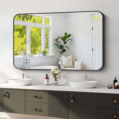 Koonmi Bathroom Wall Mirror,30x50 Inch Large Vanity Mirror for Over Sink - size: 50"L x 30"W