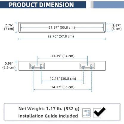 Matte Black 22.8" Bath Towel Bar, Rustproof 304 Stainless Steel | Rust-resistant for Bathroom, Shower, Vanity, Kitchen, Low Profile Towel Holder, Heavy Duty Hang, Stable Drilling Wall Mounted - color: Matte Black