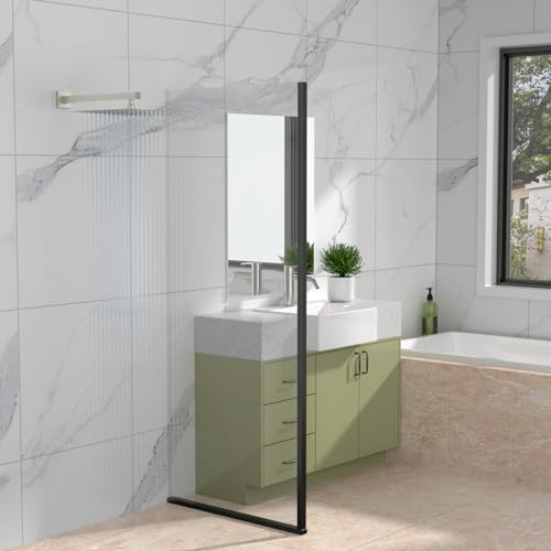 Lordear Wall Mounted Shower Arm, 20 Inch Shower Pipe with Flange, 1/2 NPT Square Shower Stem for Shower Head, Brushed Nickel - color: Brushed Nickel