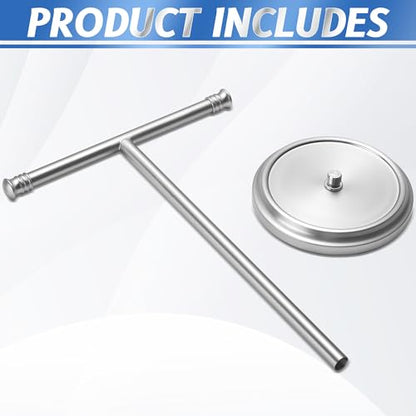 Hand Towel Holder Stand, Free Standing Towel Rack Stand with Stainless Steel Base, Rust-Proof Towel Bar for Bathroom Kitchen Countertop (Brushed Nickel) - color: Brushed Nickel