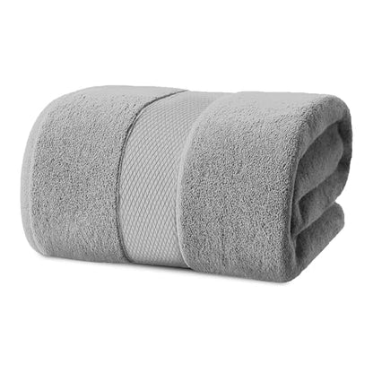 Infinitee Xclusives – Luxury Bath Sheets Towels – 1 Pack 600 GSM (35X70 Inches) – 100% Ring Spun Cotton Large Bath Towels for Bathroom (Charming Grey, Bath Sheets - Pack 1) - color: Charming Grey, size: Bath Sheet - 1 Pack
