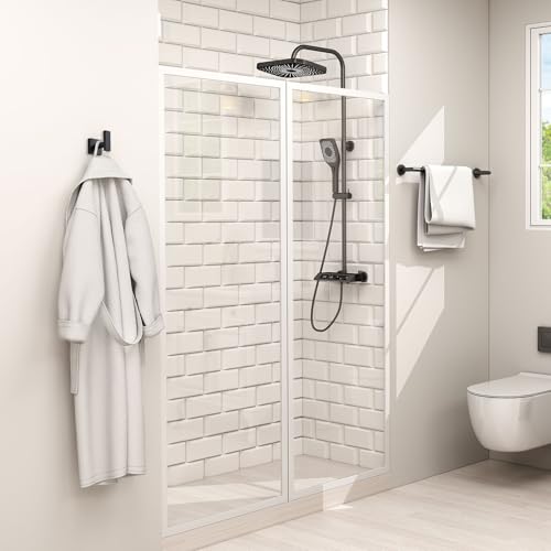 Angle Simple Towel Hook for Bathroom, Robe Coat Hook for Wall, Matte Black | Rustproof SUS304 Stainless Steel, Square Storage Holder, No Falling Off, Use in Bedroom Kitchen Entryway Closet, Screws Mount - color: Matte Black