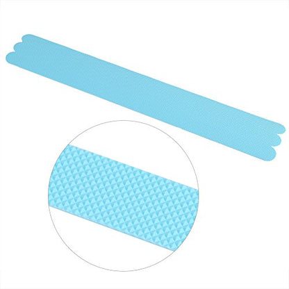 Anti-Skid Tape, 38x2cm Bathroom Anti Slip Tape Safety No Skid Strip Adhesive Sticker for Bathtub Ceramic Floor Bathrooms, Stairs, Decking(Blue) - color: Blue