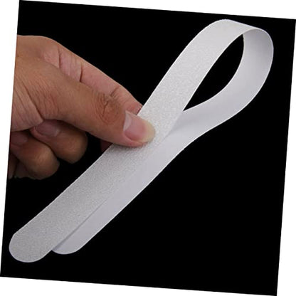 VOSAREA 36Pcs PET Anti-Slip Strips for Bathtubs, Stairs and Floors | PET Plastic Build, Waterproof Adhesive, Selection, Kitchen Use, 36pcs Set for Wet Surfaces - size: 36 Pcs