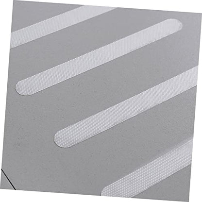 STOBOK 8sets Strips for Bathroom and Stairs of Strong Adhesive Non- Tape for Safe Shower and Bathtub Use Easy to Install for Home and Pool Areas