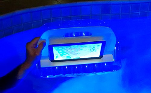 Floating Book/Tablet Caddy for Bath, Pool, and Hot Tub (Blue)