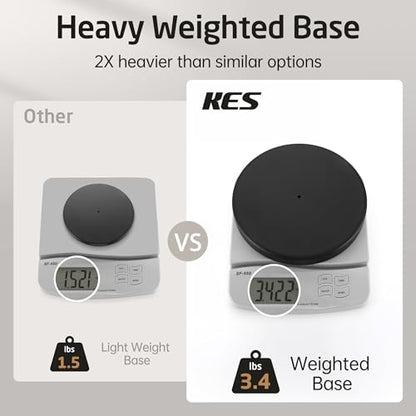 KES 26" H Black Toilet Paper Holder Stand with Weighted Base | 304 Stainless Steel Rustproof, Cement-Filled Base For Extra Stability, Fits Mega Rolls, Tool-Free Assembly, Hardware Included - color: Matte Black, size: 26" H