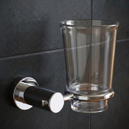 ECKOREA® Polished Chrome Tumbler Holder ECK-310C, Tumbler Included, Durable Zinc Alloy, Wall-Mounted, Screw-in - size: ECK-310C