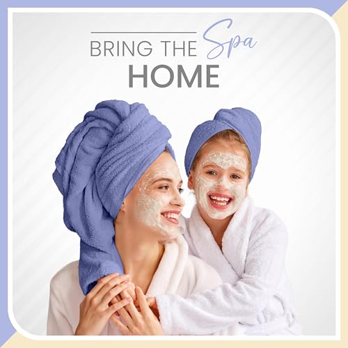 Martex 6-Piece 100% Ringspun Cotton Towel Set, Lavender | Quick Dry, Super Absorbent & Soft, Lightweight, 2 Bath, 2 Hand, 2 Wash Cloths - color: Lavender