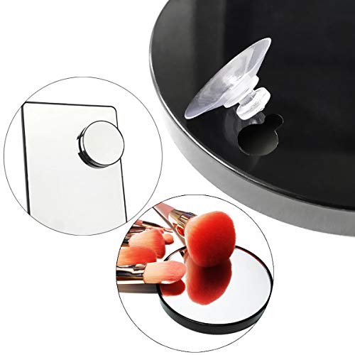TTSAM 10X Magnifying Makeup Mirror, Round Mirror 2 Suction Cups Facial Makeup Cosmetic Absorption Shaving Home Makeup Travel Essential(Diameter 3.46 inches) - size: 3.5"L x 3.5"W