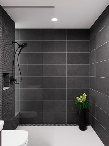 Pfister HydroFuse Handheld Shower Head, Hose Included, Magnetic Docking, 6-Function, 1.75 GPM, Spot Defense Matte Black Finish, 016WS2HFM01SDB - color: Spot Defense Matte Black, size: 1.75 GPM
