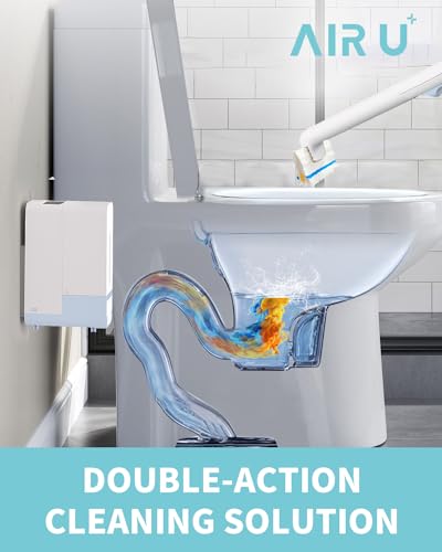 AIR U+ 48 Count Flushable Toilet Brush Refills for Scrubbing Bubbles | Refills Only, Disposable Toilet Brush Refill Pads for Toilet Bowl and Bathroom, Toilet Brush Accessories - color: 48 Refills