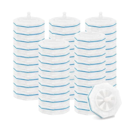 50 Count Toilet Wand Refills for Clorox, Upgraded Disposable Brush Heads Compatible with Clorox Wand Refills for Bathroom Cleaning