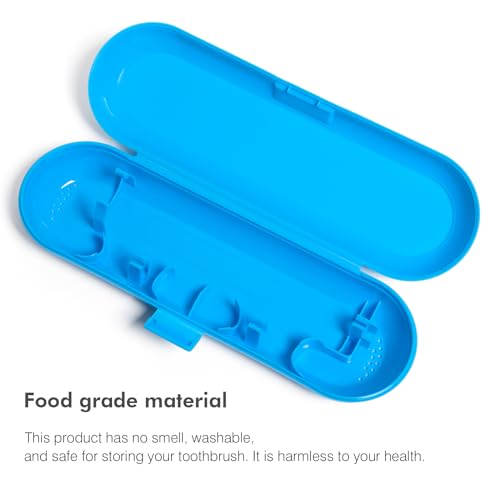 Nincha Electric Toothbrush Travel Case for Oral B & Philips Sonicare,Blue - color: Blue