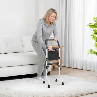 Stand Assist Updated-Movable Standing Aid Rail for Couch, Chair, Bedside, Toilet. Assistance Handle for People with Limited Mobility. Safety Grab Bar for Standing. - size: Model C