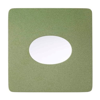 Avanti Linens - Tissue Box Cover, Resin Countertop Accessories, Guest Bathroom Essentials (Stratford Collection, Green) - size: Tissue Box Cover