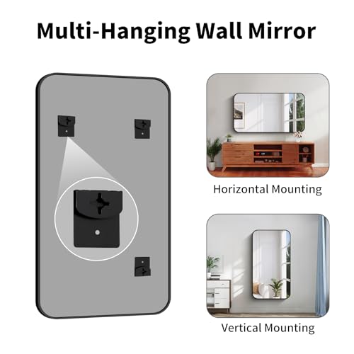 Koonmi Bathroom Wall Mirror,30x55 Inch Large Vanity Mirror for Over Sink - size: 55"L x 30"W