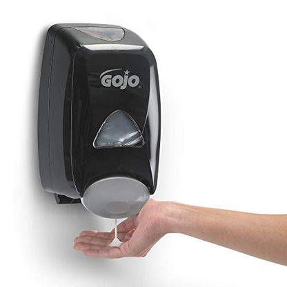 GOJO FMX-12 Push-Style Foam Soap Dispenser, Black, 1250 mL - 5155-06 - size: 1 Count (Pack of 1)