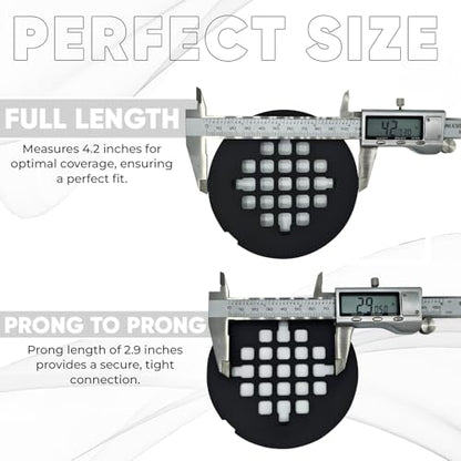 4 ¼” Chrome Snap-in Shower Drain Cover -Solid Brass Construction - 4.25" OD Premium Round Grate Strainer - Easy Install - Professional Grade and Durability - Polished Finish - color: Chrome