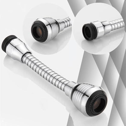 2Pcs Kitchen Faucet Extender Universal Faucet Spray Head 360° Swivel Adjustable Nozzle Spout for Bathroom Kitchen Tap Nozzle Filter Adapter