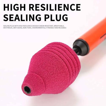 High Pressure Toilet Unblock a Shot, 2025 Upgrade Toilet Plunger Kit, High Pressure Shot Toilet Pipe Plunger Air Drain Clog Remover Tool for Bathroom Kitchen (2 PCS) - color: 2 PCS