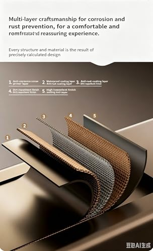 Wall-Mounted Towel Rack with Hooks, Foldable Bathroom Shelf, No Drilling Suction Cup Storage Organizer, Brushed Silver