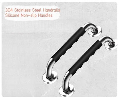 Grab Bar for Bathtub Shower Handles Bathroom Safety Bar Bathtub Anti Slip Handrail for Handicap Elderly Seniors and Disabled - size: 19.6inch