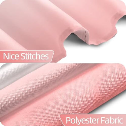Ombre Pink Stall RV Shower Curtain with Hooks 36x72inches | Machine Washable Waterproof, Modern Solid Boho Gradient, Bathroom Dorm Hotel Room Divider, Easy to Install, Window Curtain - color: Pink, size: 36"W x 72"L (Pack of 1)