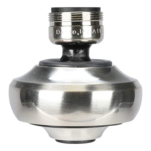 Danco Dual Thread Premium Swivel Water-Saving Sprayrator, Brushed Nickel, 10502 - color: Brushed Nickel, size: Dual Thread Premium Swivel Water-Saving