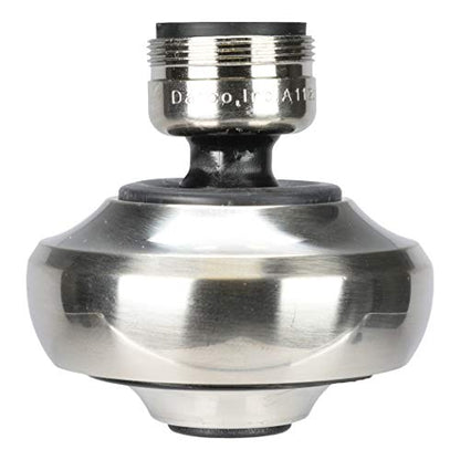 Danco Dual Thread Premium Swivel Water-Saving Sprayrator, Brushed Nickel, 10502 - color: Brushed Nickel, size: Dual Thread Premium Swivel Water-Saving