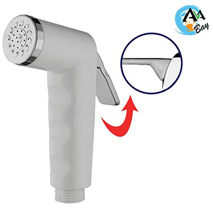 White Sprayer Head-Bidet Spray - Cloth Diaper Shattaf - Pet Wash - style: Standard