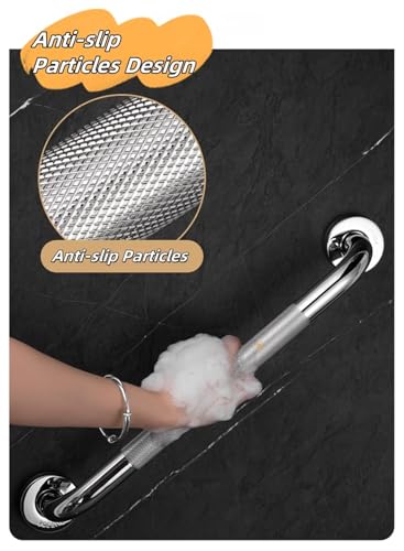 Bathroom Grab Bars Stainless Steel Handrail Bathtubs and Showers Toilet Handle Safety Bathtub Anti Slip Handrail for Handicap Elderly Disabled Injury - size: 19.6inch