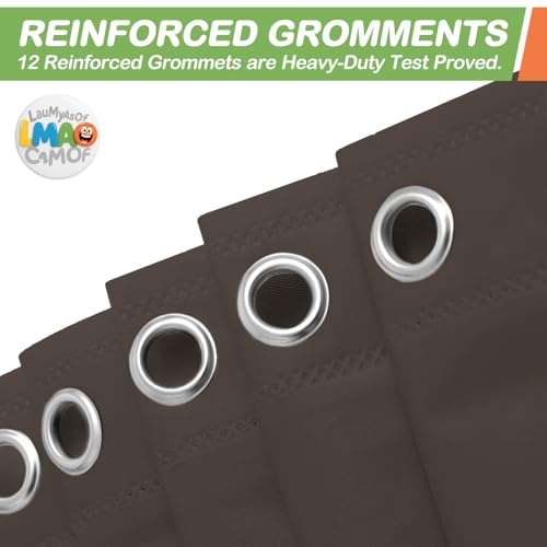 2 Pack | Taupe Plastic Shower Curtain Or Liner, 72x72 Inch Lightweight Plastic Bathroom Shower Showroom Inner Curtain with Rustproof Metal Grommet Holes and Weighted Magnets - color: Taupe