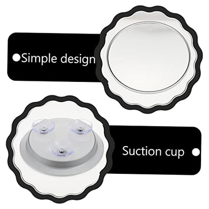 1pc Suction Cup Makeup Mirror Magnification Led Lighted Magnifying Mirror for Home Travel