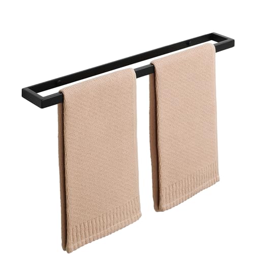 Alise 20 Inch Hand Towel Bar, Matte Black, SUS304 Stainless Steel | Wall Mount Towel Holder, Towel Hanger, Towel Rail, For Bathroom - color: Black, size: 20-Inch