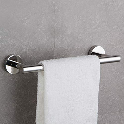 GERZ 12-Inch Hand Towel Holder Modern Towel Ring Hand Towel Bar Towel Hanger Wall Mount, Polished Finish AG1101C30.5-JG - color: Chrome, size: 12 Inch (Pack of 1)