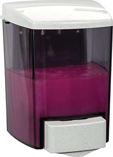 San Jamar S30TBK Bulk Liquid/Lotion Soap & Hand Sanitizer Dispenser, 30 oz. Capacity, Black - color: Black